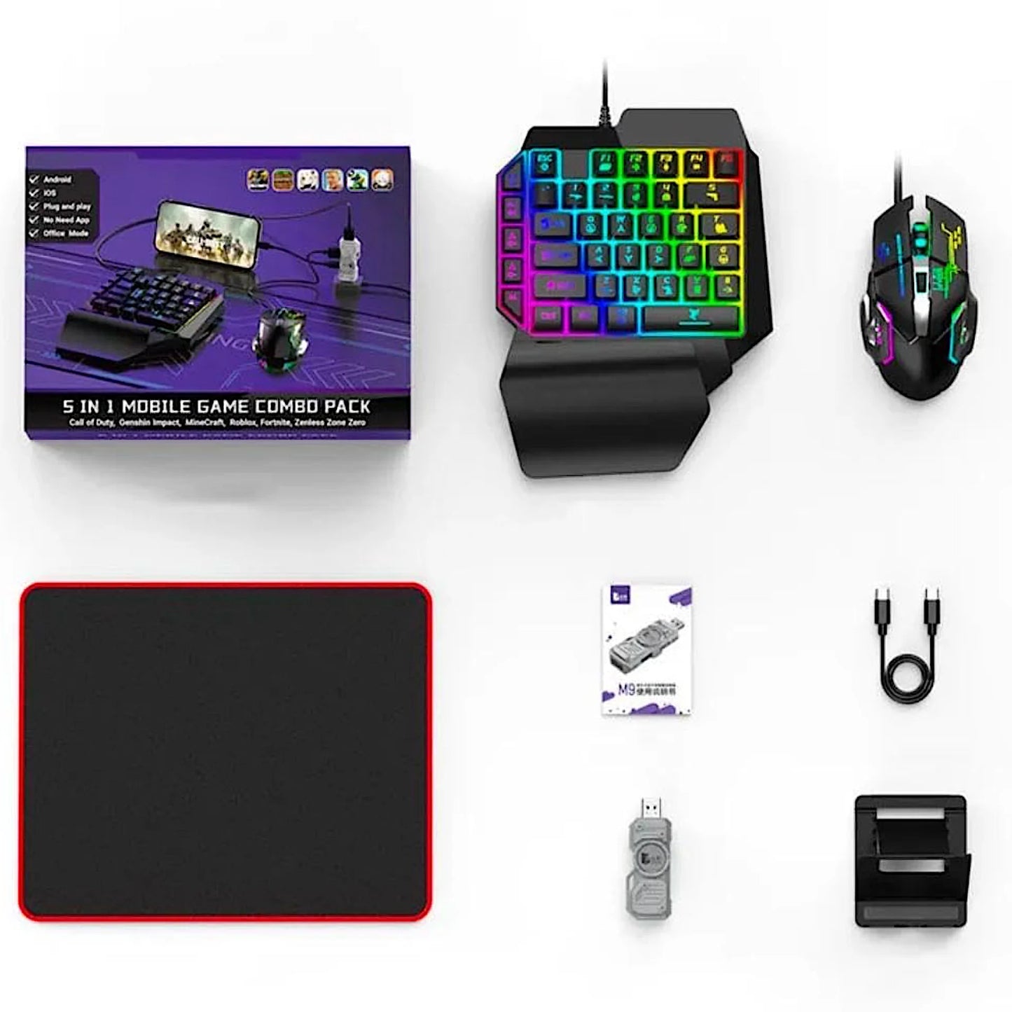 5 in 1 mobile game pack