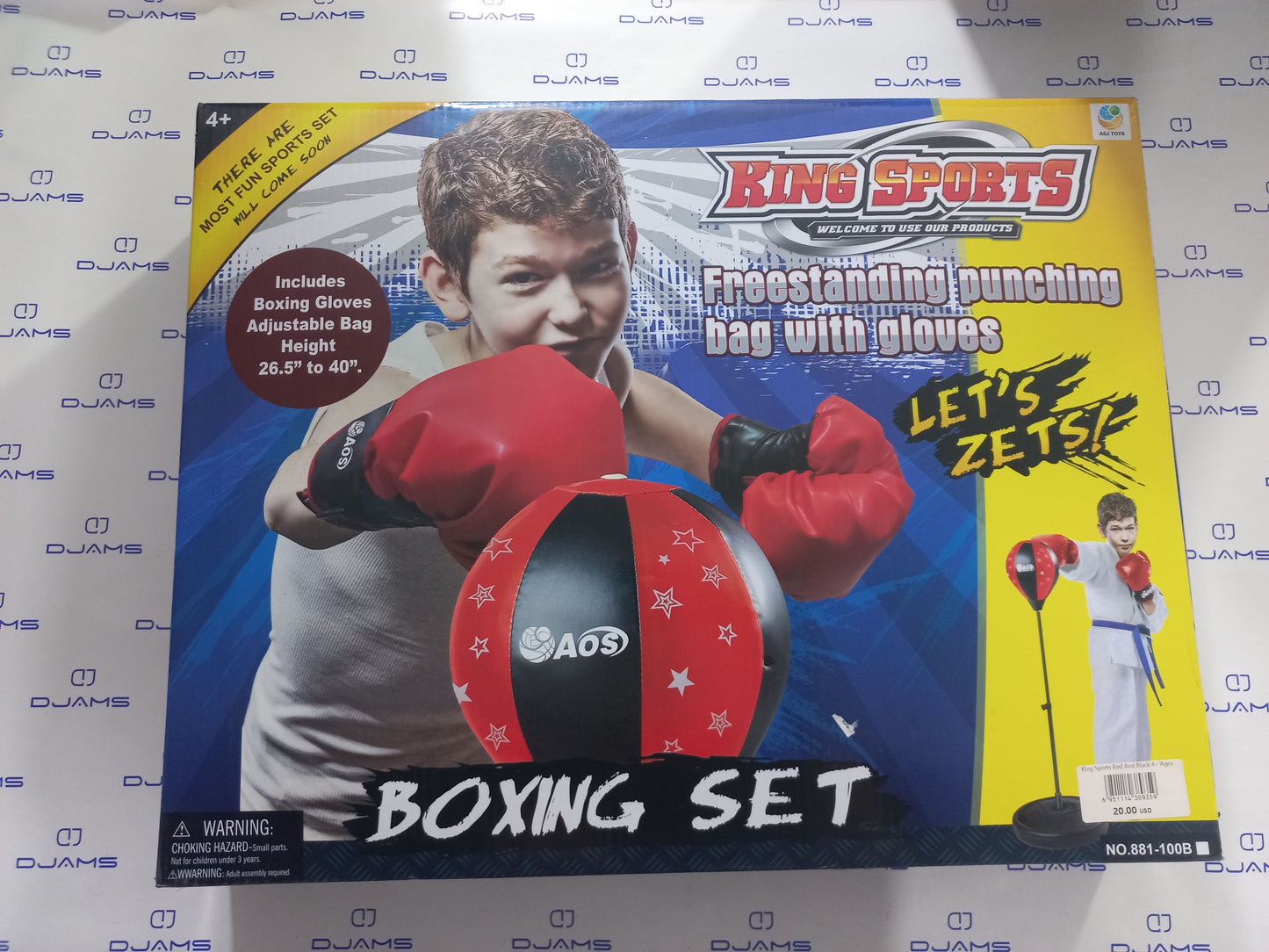 00513 - king sports punshing bag