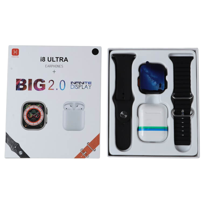 I8 Ultra SmartWatch With Earbuds