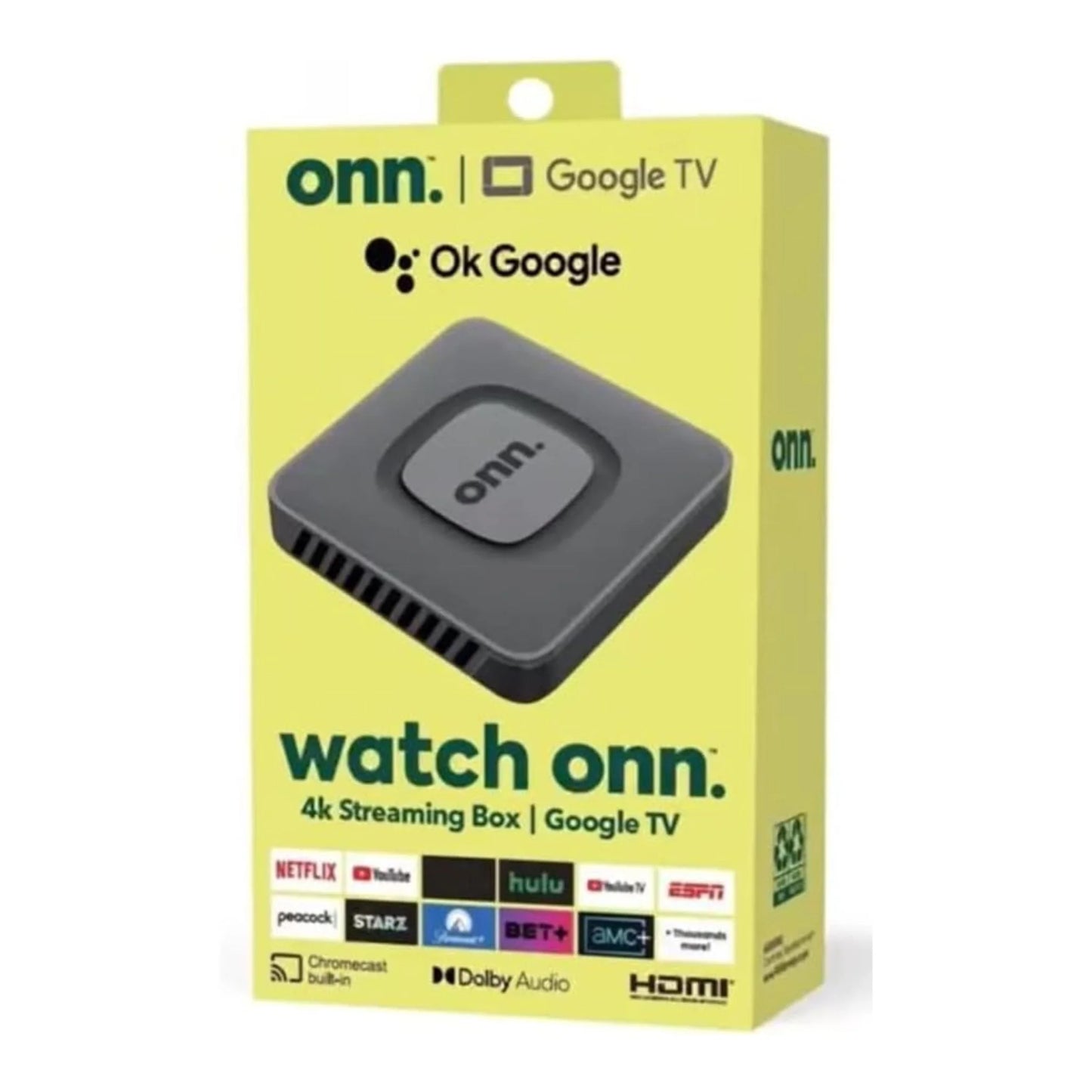 Watch onn 4K streaming box