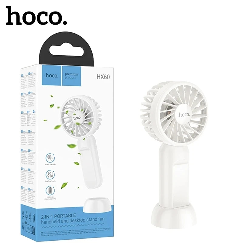 Hoco handheld & desktop fan