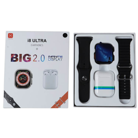 I8 Ultra SmartWatch With Earbuds