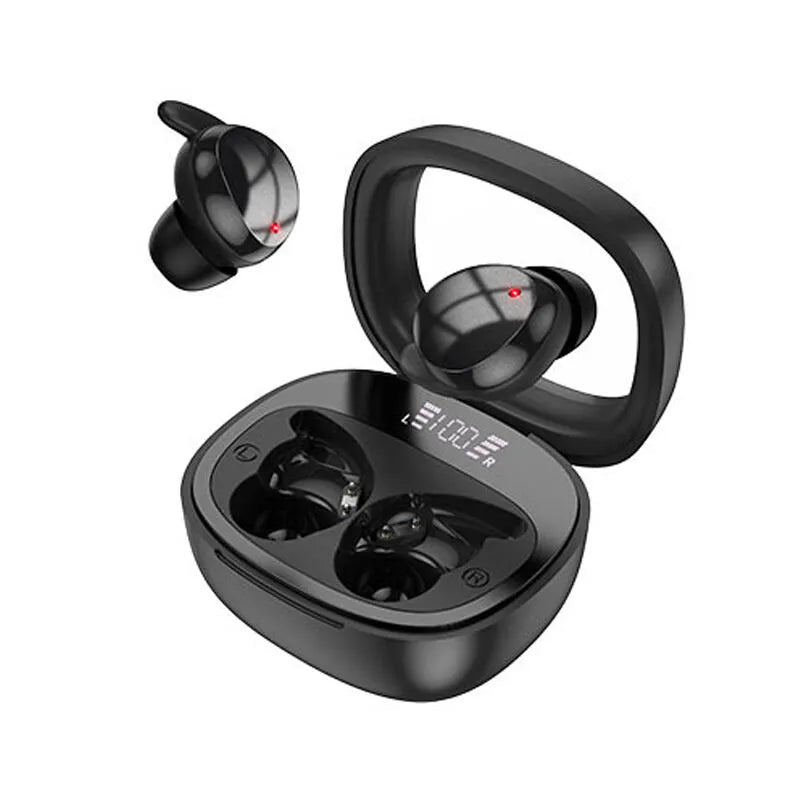 00803 - EW65 HOCO black earbuds