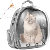 00487 - Grey bag for animal transportation
