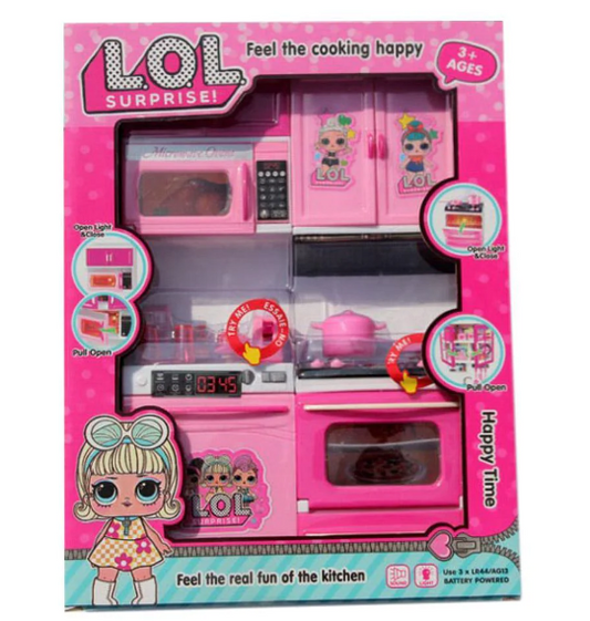 00506 - mini kitchen pink