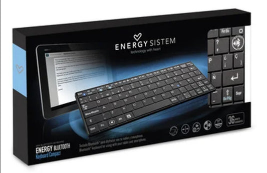00322 - Foldable Black keyboard bluetooth