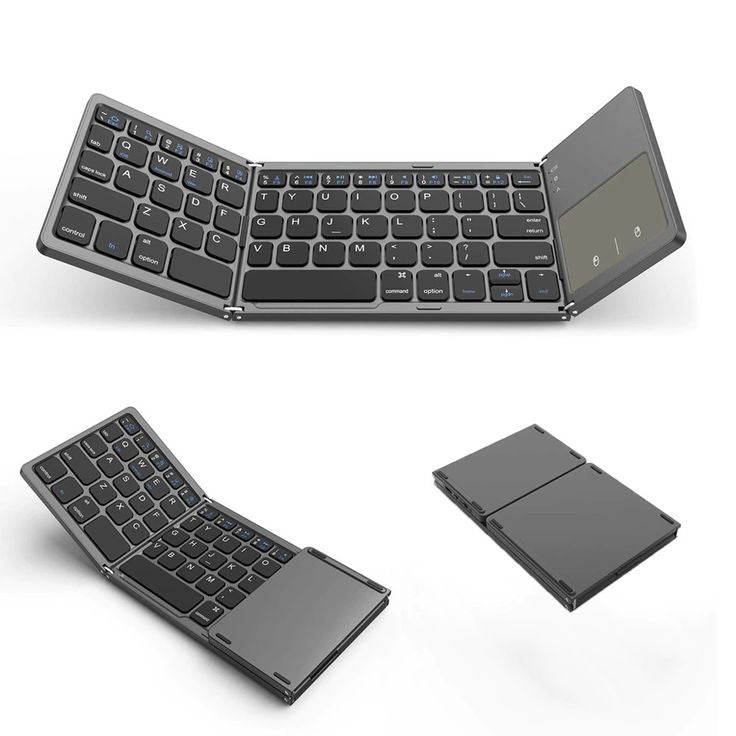 00323 - Foldable Keyboard bluetooth with touchpad