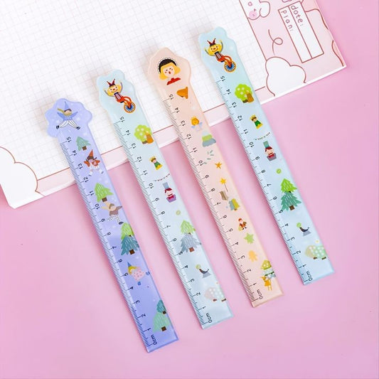 00524 - cartoon ruler multicolor